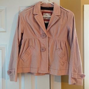 Girls GAP Pink Pea Coat, size 12, runs like 10